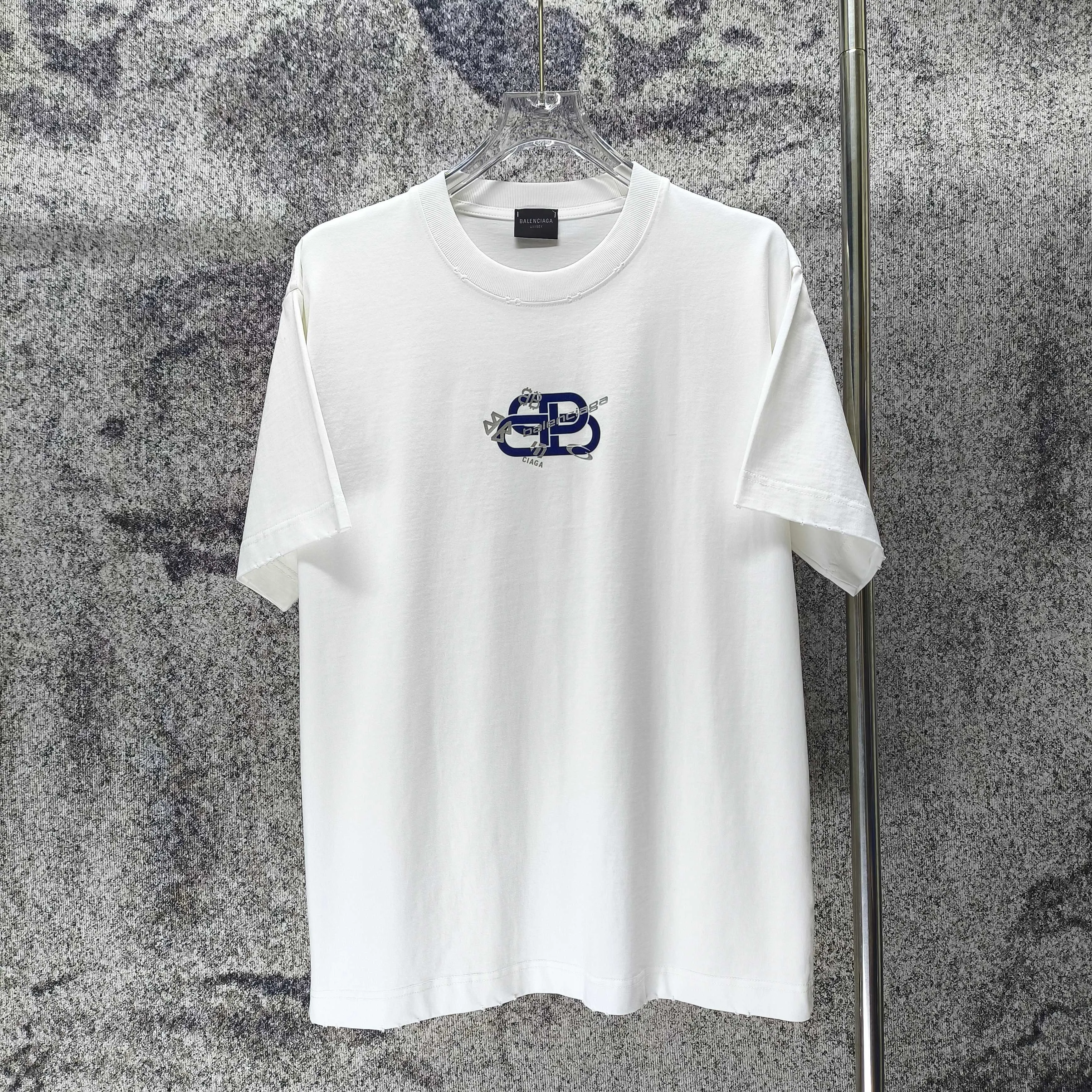 BAL* 2026 New Arrival 320g logo t Same Style Size S M L XL XXL Black White Gray
